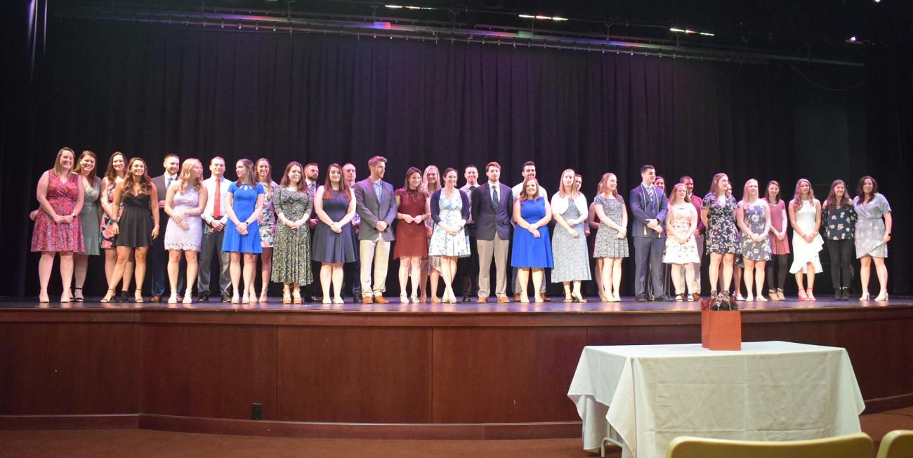 The Springfield College Department of Physical Therapy hosted its Doctor of Physical Therapy Class of 2019 Recognition Ceremony on Friday, May 17 in the Fuller Arts Center. Thirty six students were recognized with their alumni pins, and officially introduced as physical therapists.