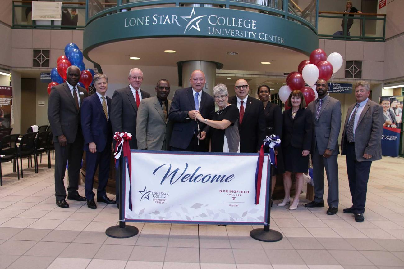 Springfield College Greater Houston recently celebrated its location at the Lone Star College (LSC) University Center with an official ribbon-cutting ceremony.