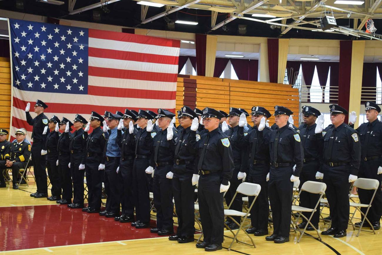 Springfield College hosted a special event on Thursday, July 18 as the Springfield Police Academy Class 0719 celebrated its graduation ceremony.