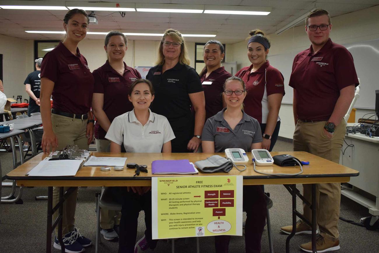 Senior athletes recently made their way to the Springfield College campus for the annual Massachusetts Senior Games.