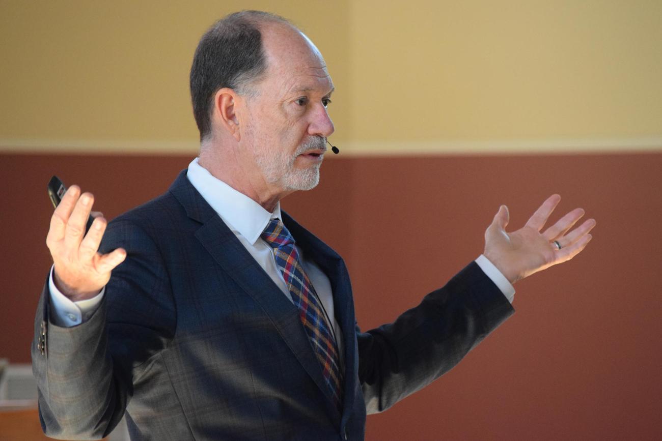 In the afternoon, keynote speaker, Kevin Kruger, president of NASPA: Student Affairs Administrators in Higher Education, presented on “Seven Trends for the Future of Student Affairs.”