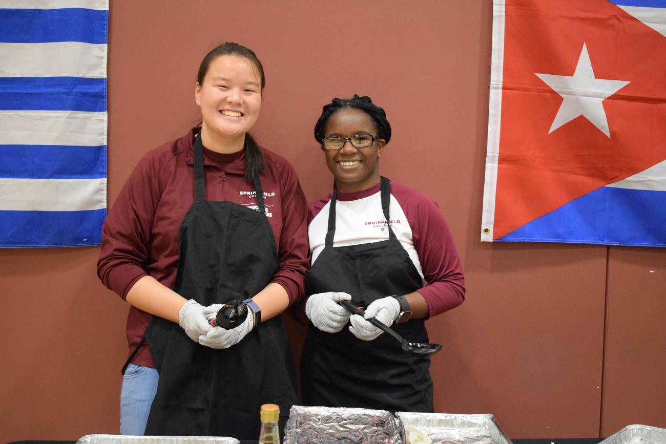 The annual Around the World Dinner was held on Monday, October 21st at 6:00pm in Judd West.