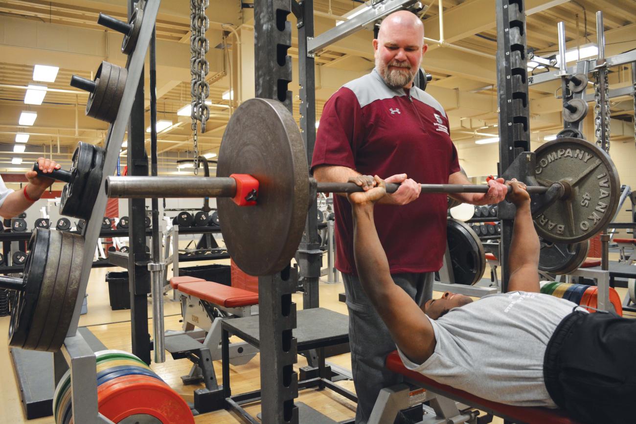 Brian Thompson, PhD, director of strength and conditioning