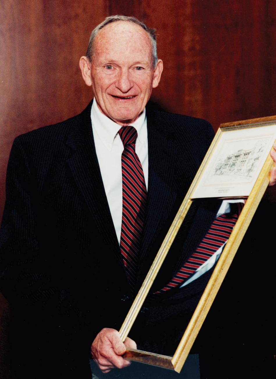 Coach David Auxter, Springfield College Distinguished Alumnus Award honoree, 1994