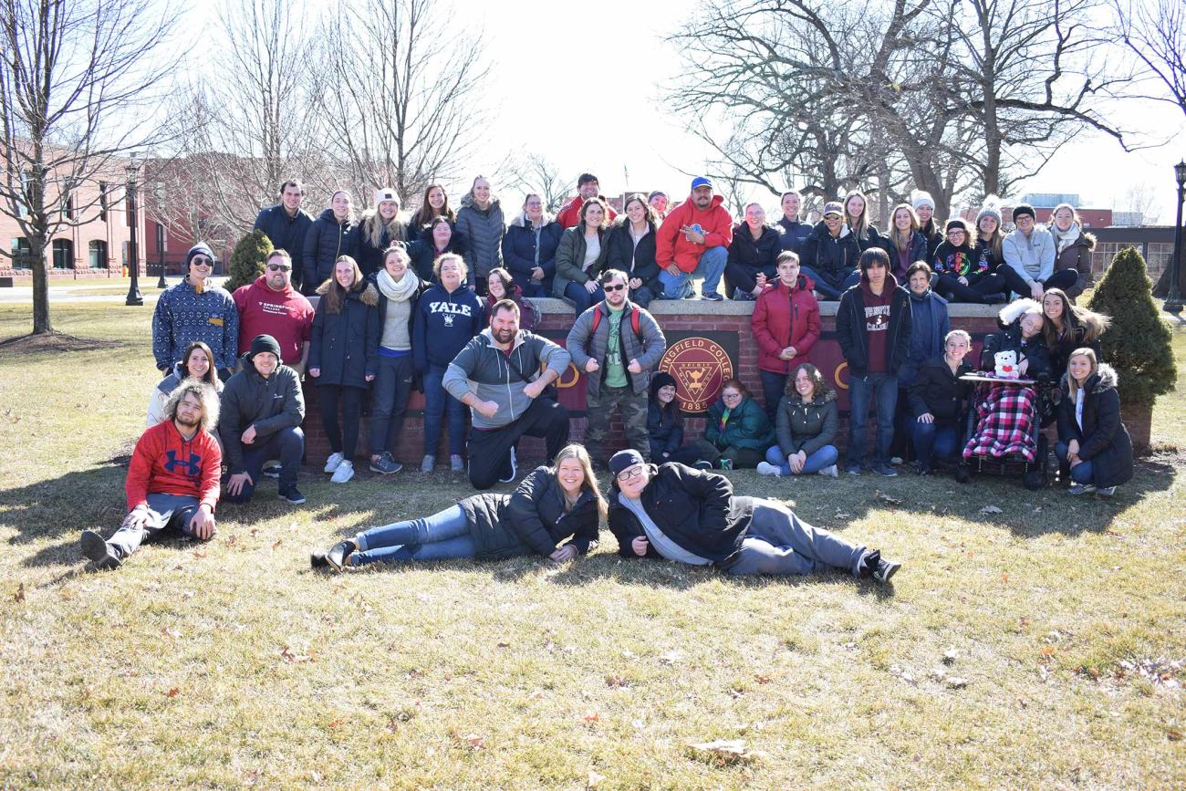 The Springfield College Department of Occupational Therapy hosted the third annual camp-lab on the campus, a Winter C.A.M.P. (Celebrating Abilities--Making Possibilities) designed to assist transition-age young adults with mild disabilities experience college life. Each participant was paired with a small group of occupational therapy graduate students who serve as mentors.