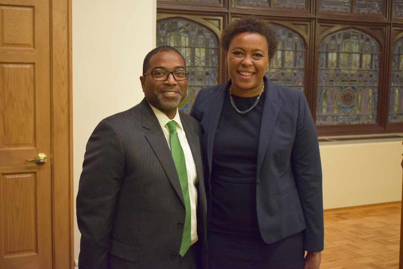 Springfield College welcomed Massachusetts Rep. Nika Elugardo as the keynote speaker at the seventh annual Martin Luther King Jr. Lecture on Monday, March 2, 2020, in the Marsh Memorial Chapel. The Martin Luther King Jr. Lecture honors the history of inclusion and diversity at Springfield College and is presented by the Division of Inclusion and Community Engagement.