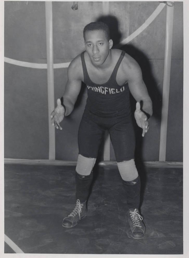 Coming to Springfield College on the GI Bill, Dan Smith became a prominent student-athlete (courtesy Springfield College, Special Collections and Archives)