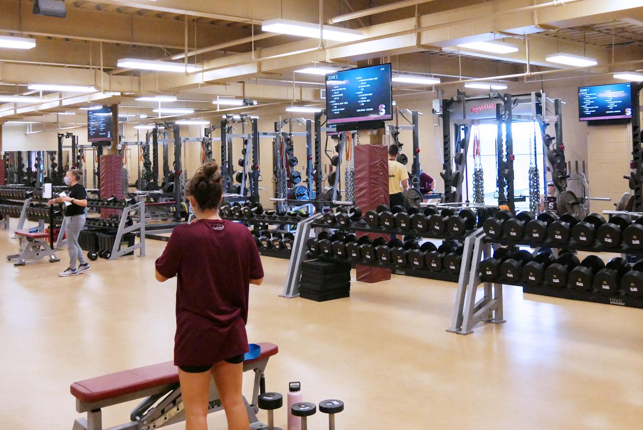 Strength and Conditioning Room Goes Digital Springfield College