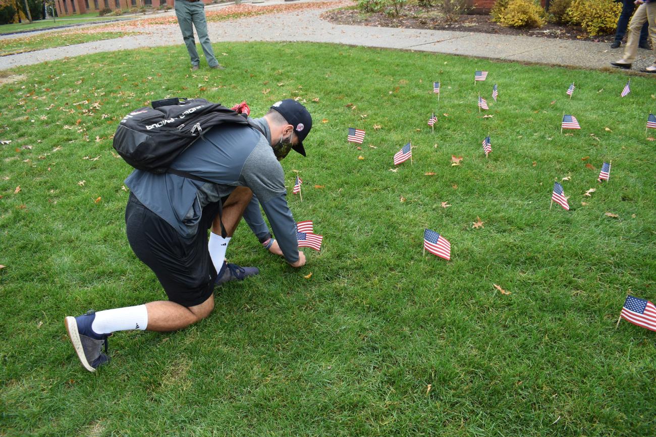 Springfield College annually recognizes all Veterans and on Wednesday, Nov. 11, the campus community once again recognized all the brave individuals who have served, and are serving in the military.