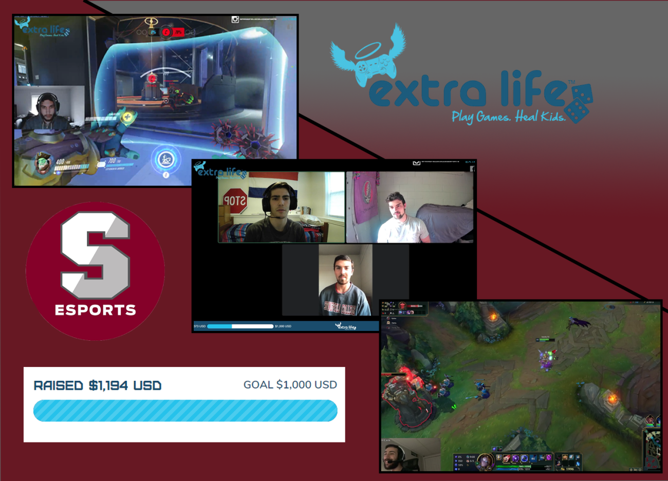 The Springfield College Esports student-led club recently participated in the Extra Life Gaming Challenge benefitting the Baystate Health Foundation and the Baystate Children’s Hospital.