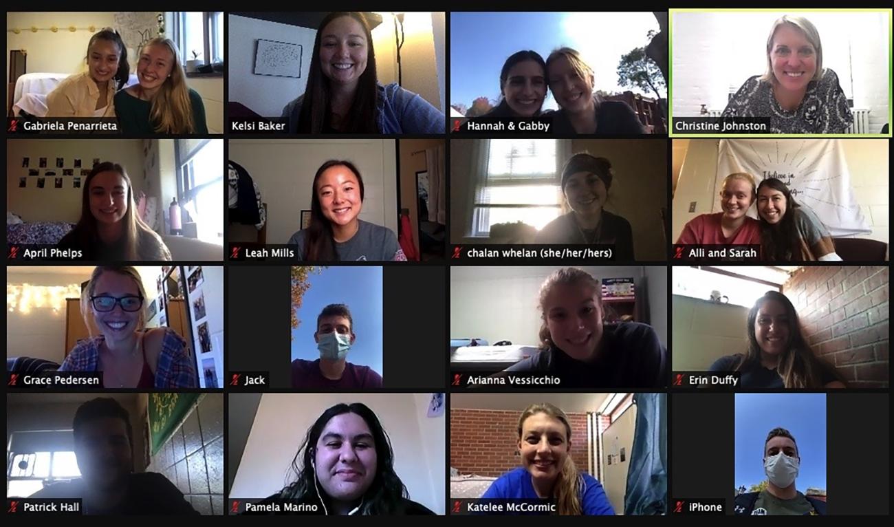 The Springfield College Student Advocates for Wellness team recently earned an Outstanding Peer Education Group Award during the National Association of Student Personnel Administrators (NASPA) General Assembly virtual conference.