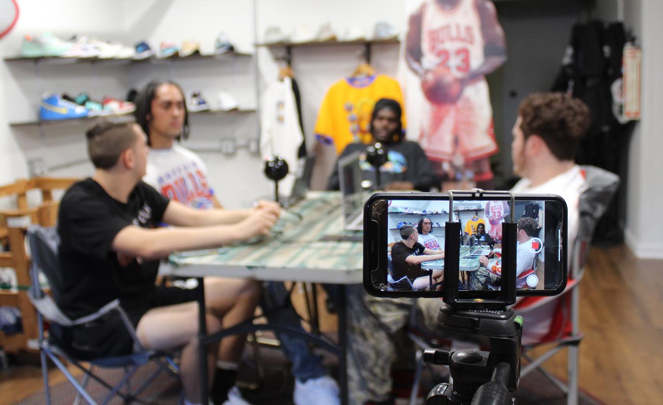 Springfield College seniors Tyson Jones and Joey Karandy are proud members of our campus community, but they have also remained committed to their hometown of Albany, N.Y. by giving back to their hometown through a podcast called, “Without Warning.”
