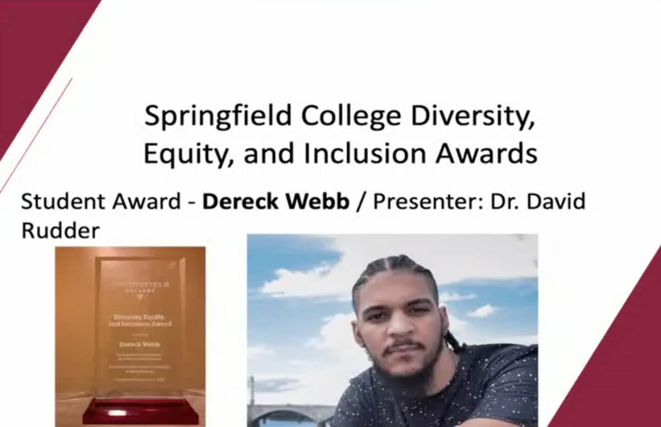Student Award - Dereck Webb / Presenter: David Rudder