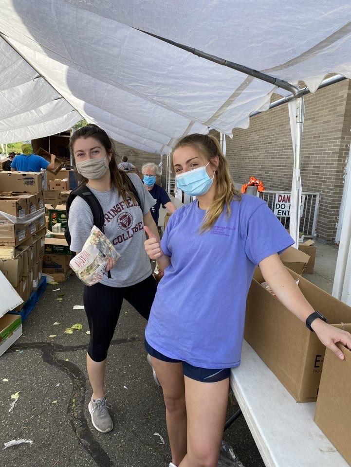 Each trip this year focused on a social justice topic for service and learning. The students involved chose to learn more about food insecurity as their topic, particularly the increase in the number of people who are experiencing food insecurity during the pandemic.