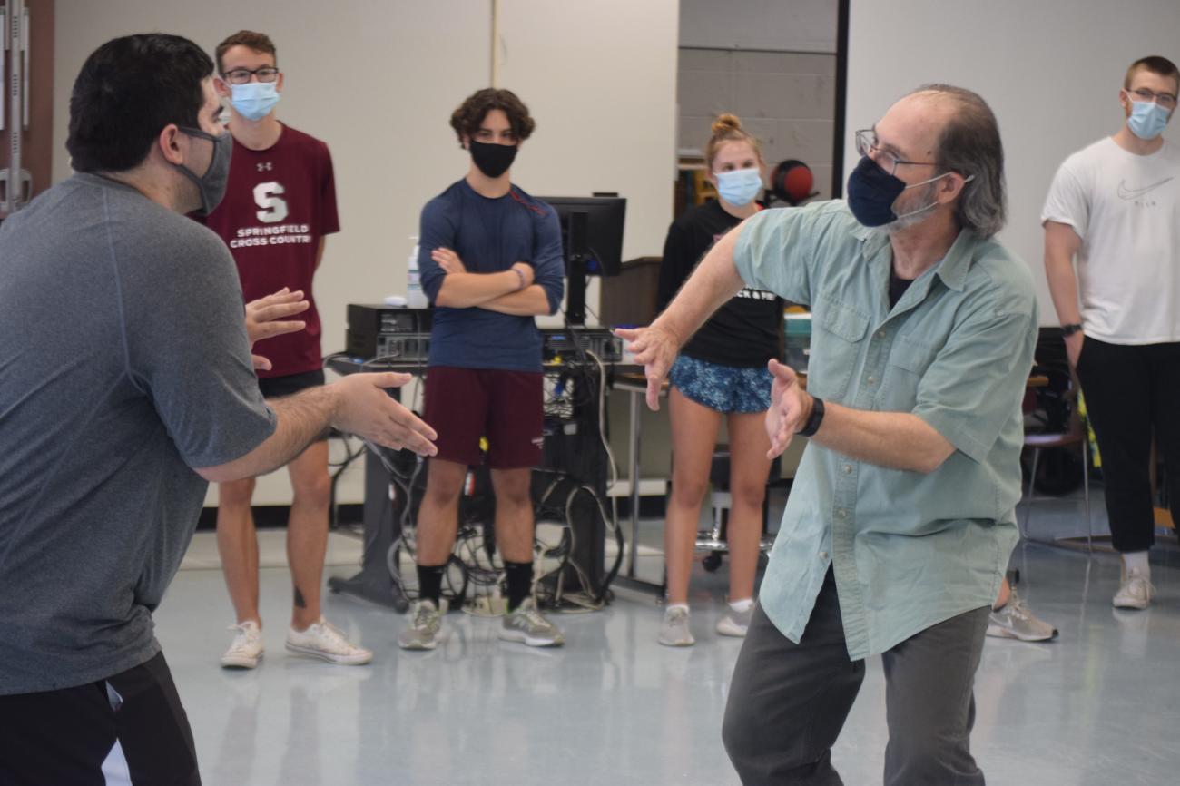 The Springfield College Departments of Physical Therapy and Visual and Performing Arts once again hosted a cross-disciplinary collaboration that focused on effective communication skills that help build and maintain strong relationships between physical therapists and their patients and clients.