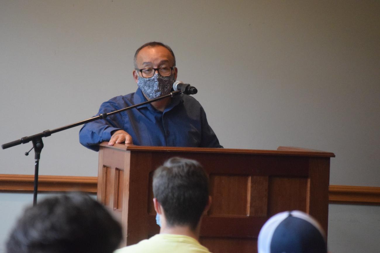 Latinx Heritage Month continued on the Springfield College campus on Friday, Sept. 17 with a Poetry Reading featuring Jose B. Gonzales, in Cheney Hall, Rooms A and B.