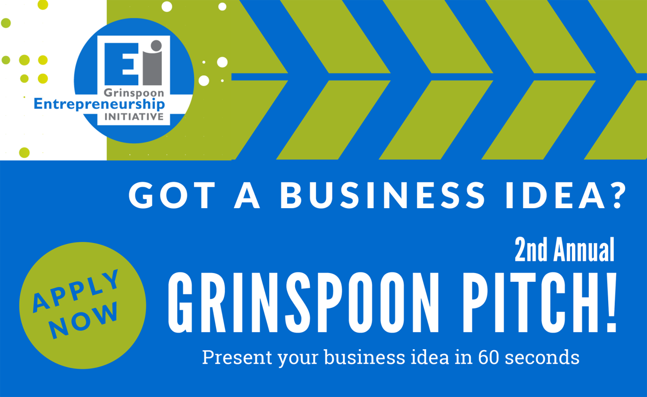 The Grinspoon Entrepreneurship Initiative is sponsoring its 2nd annual Fall Virtual Pitch Competition.  Springfield College, as a member of this 14-College consortium, is looking to identify three students to represent us at this event.
