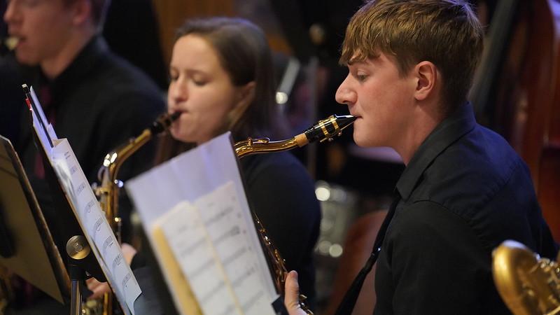 The campus community joined members of the Springfield College Band, SC Singers, and soloists, in enjoying seasonal music and other popular favorites during this holiday season.