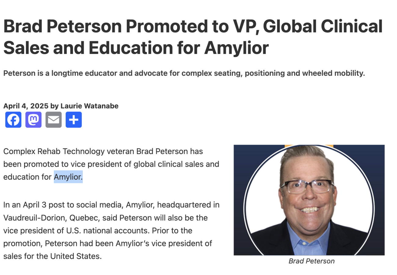 Brad Peterson class of 1991 promoted. 