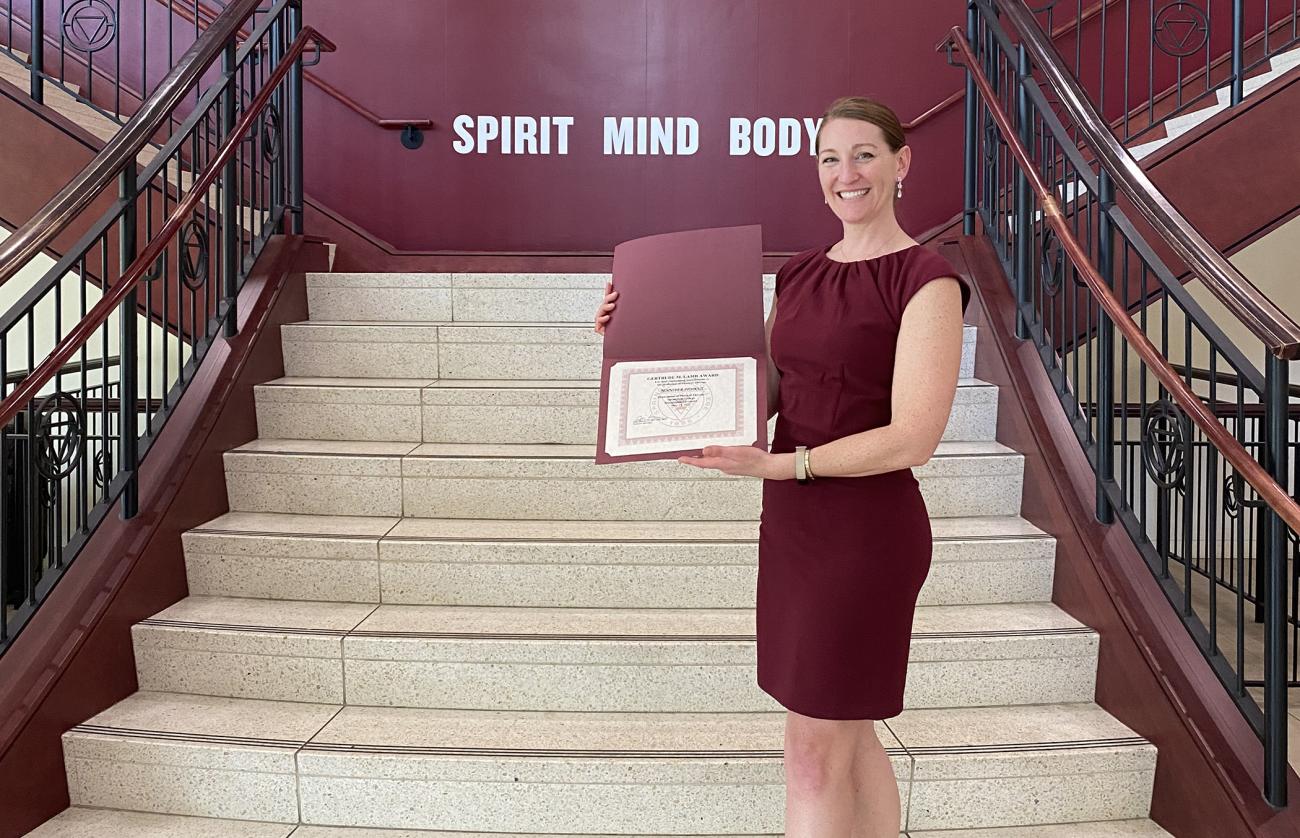 In 2023, Stoskus received the Gertrude Lamb Award.