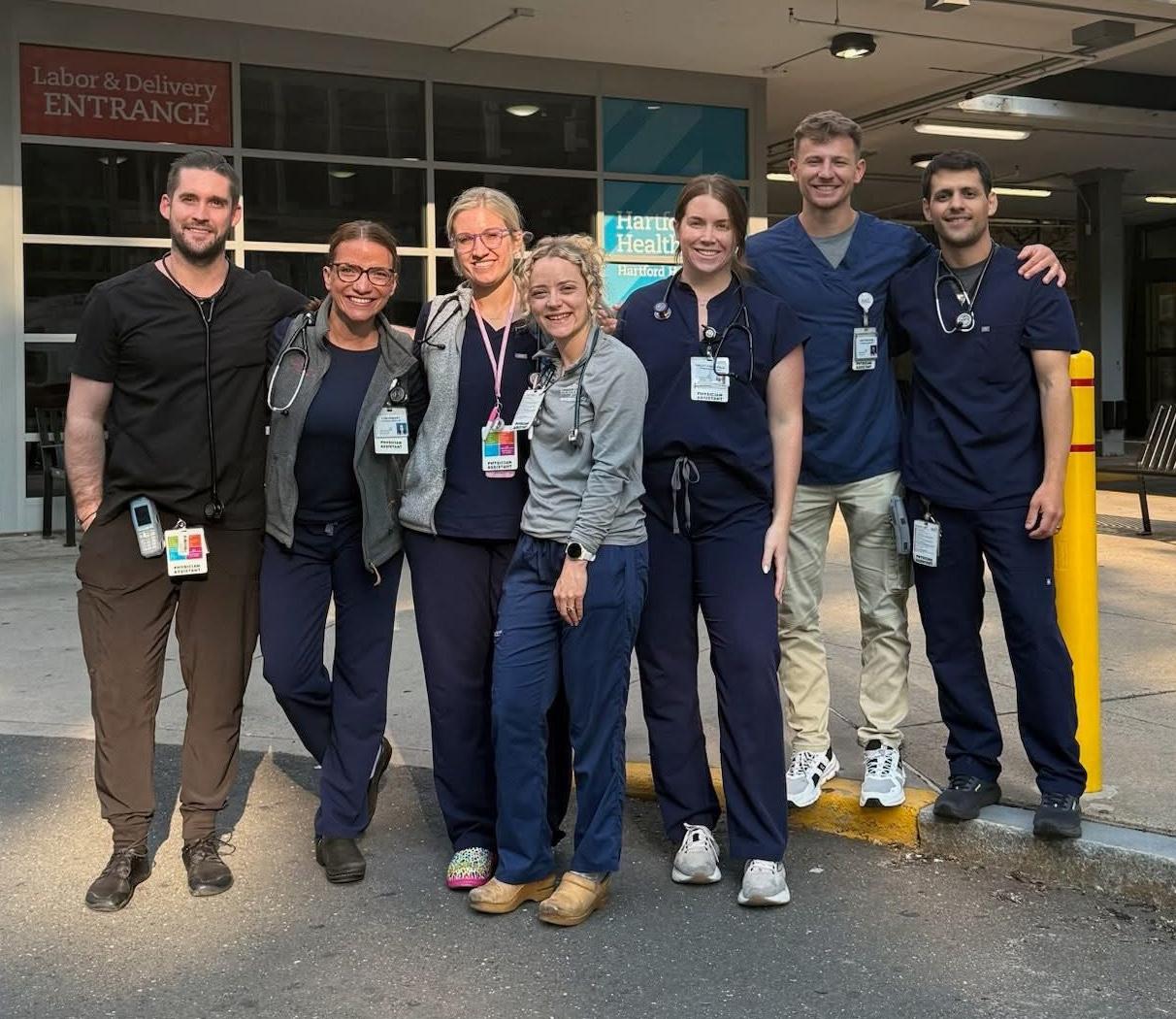 PA alumni at Hartford Hospital 