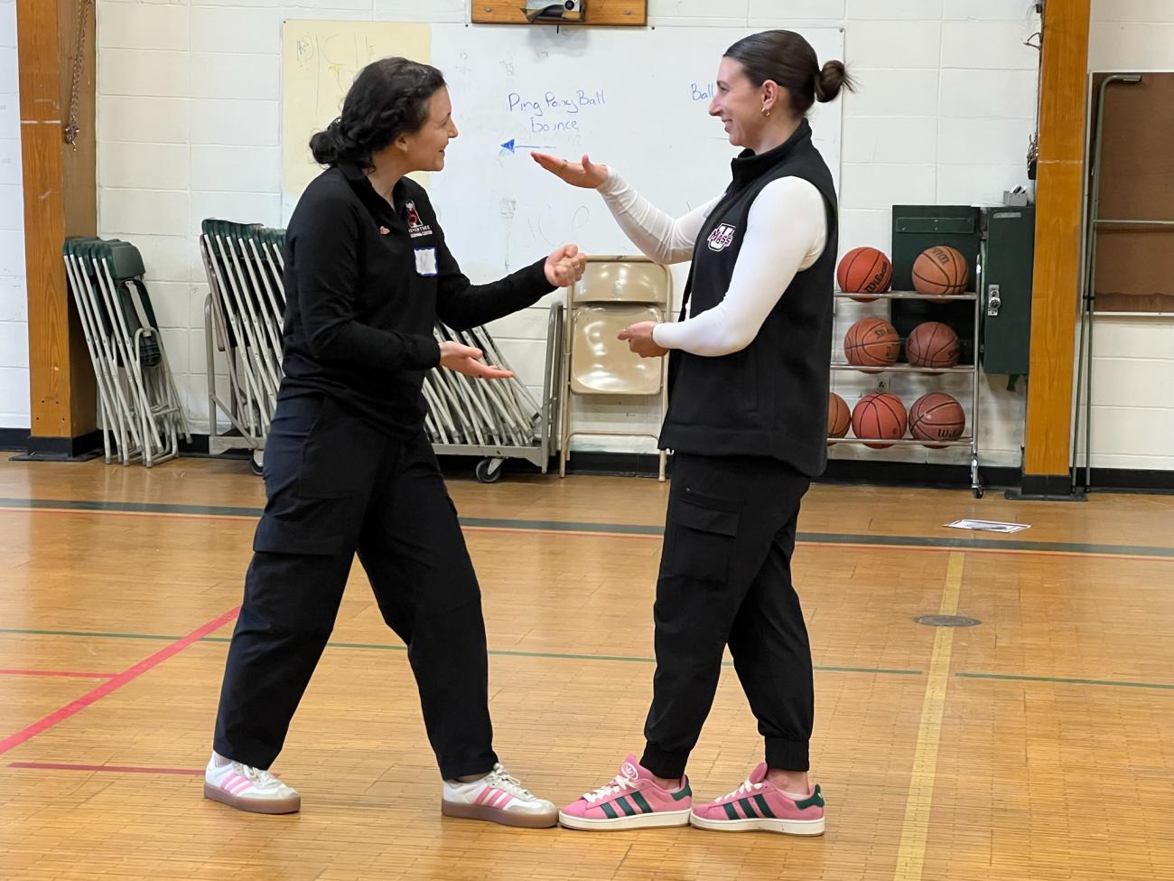 Ky Schroeher ’18, G’23 at work