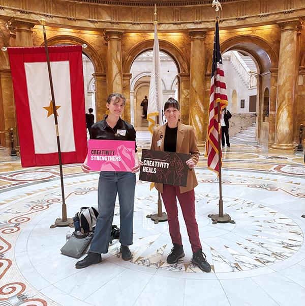 Sarah Zehnder and Octavia Courcy