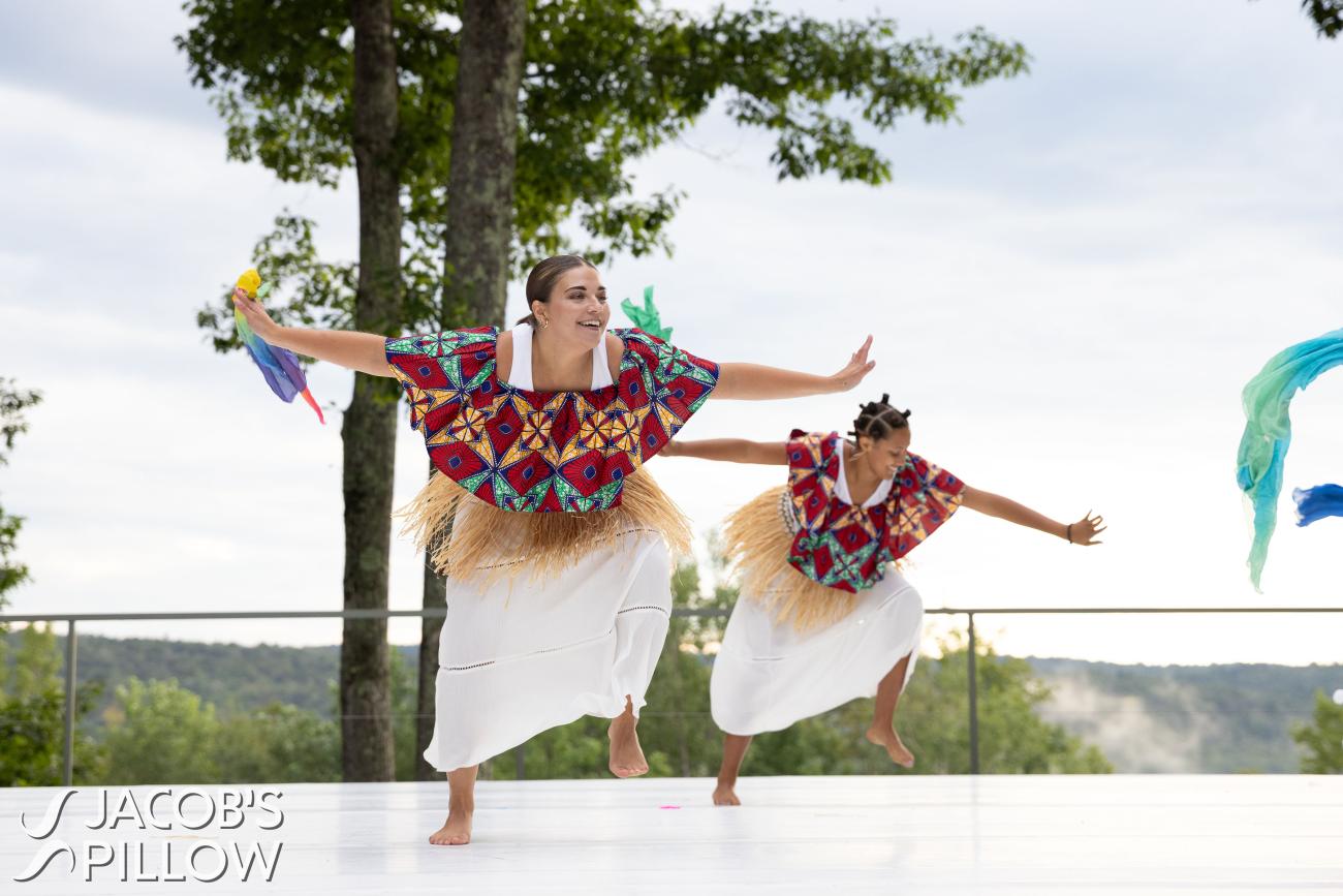 Rachel Vakassian and dancer at Jacob's Pillow