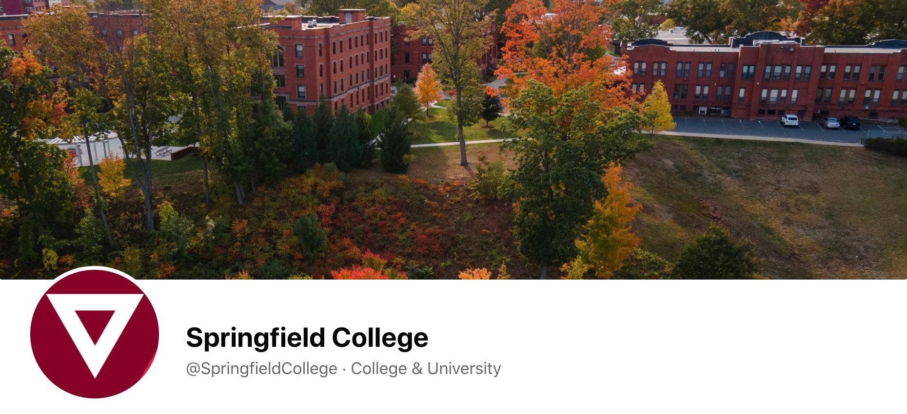 Header of the Springfield College Facebook Account