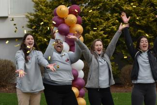 Student ambassadors celebrate open house day