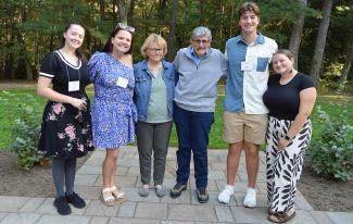  Emeritus Professor Peter Polito and his wife Claire at Springfield College