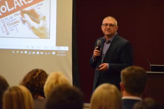 The Springfield College Department of Physical Therapy hosted the 22nd annual Greene Memorial Lecture featuring Steven Z. George, PT,PhD, on Thursday, April 12, in the Cleveland E. and Phyllis B. Dodge Room in the Flynn Campus Union.