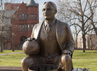 James Naismith, Class of 1891 and 1935 Tarbell Medallion Recipient. 