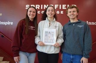 A group of Springfield College doctoral students, Hunter Bernard ’24, Grace Messina, and Kelsey Moeller, found a way to give back to our community during the spring semester.