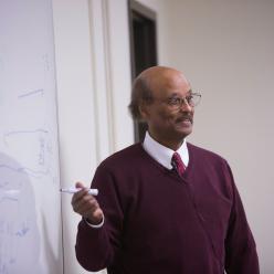 Professor Mulugeta Agonafer, PhD teaching a class