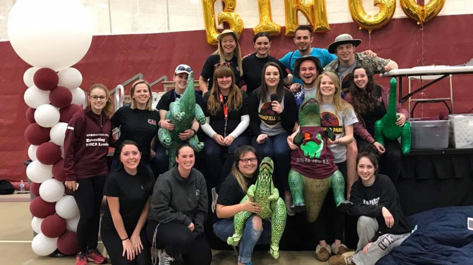 Springfield College students have fun at bingo