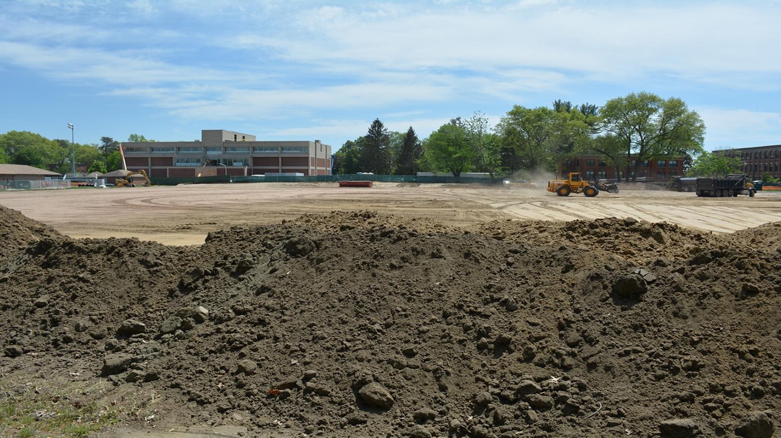 The old Berry-Allen Field we knew is gone and we start the process of building a new Berry-Allen Field. (May 2017)
