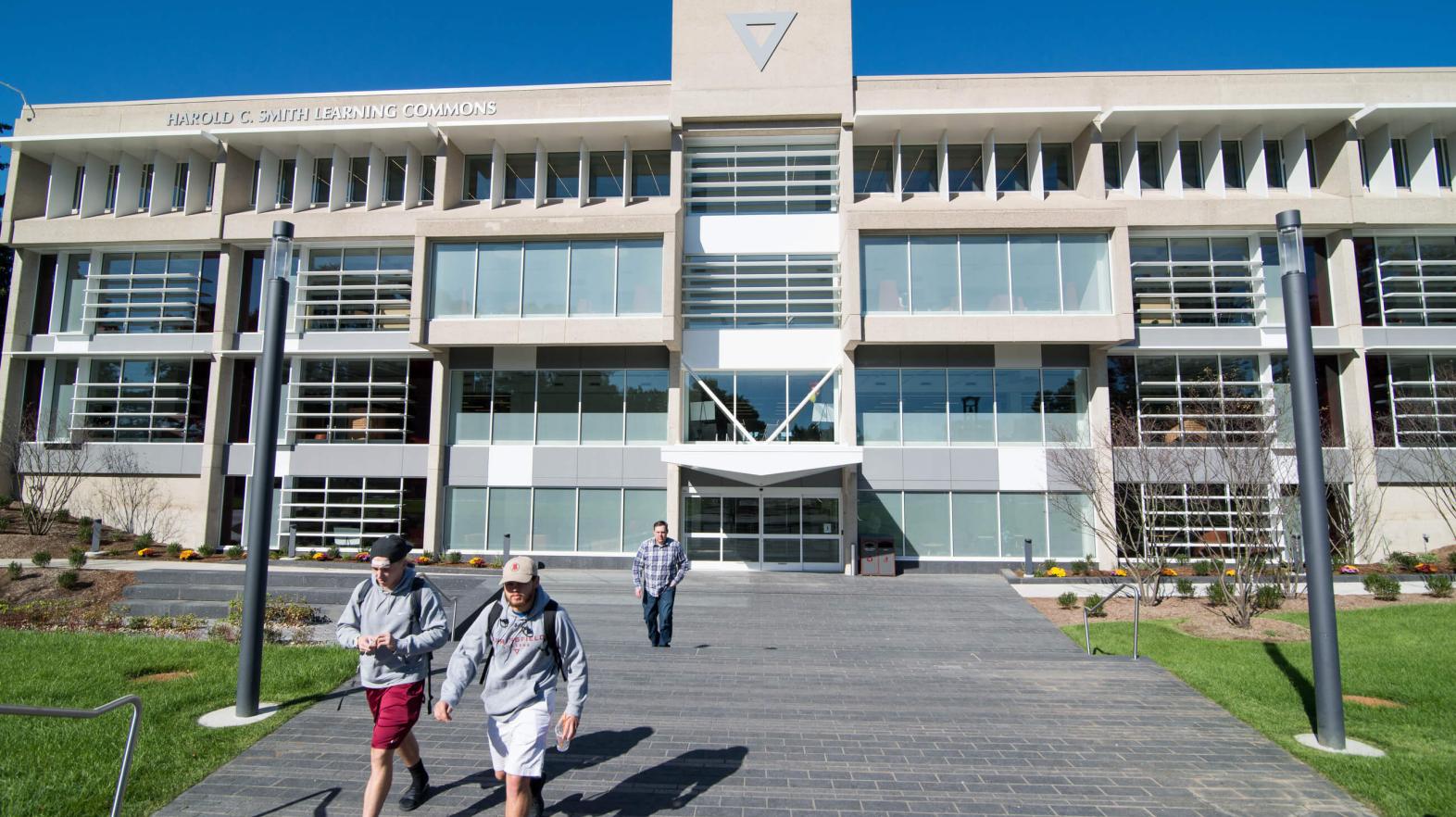 Outside view of the Learning Commons. 