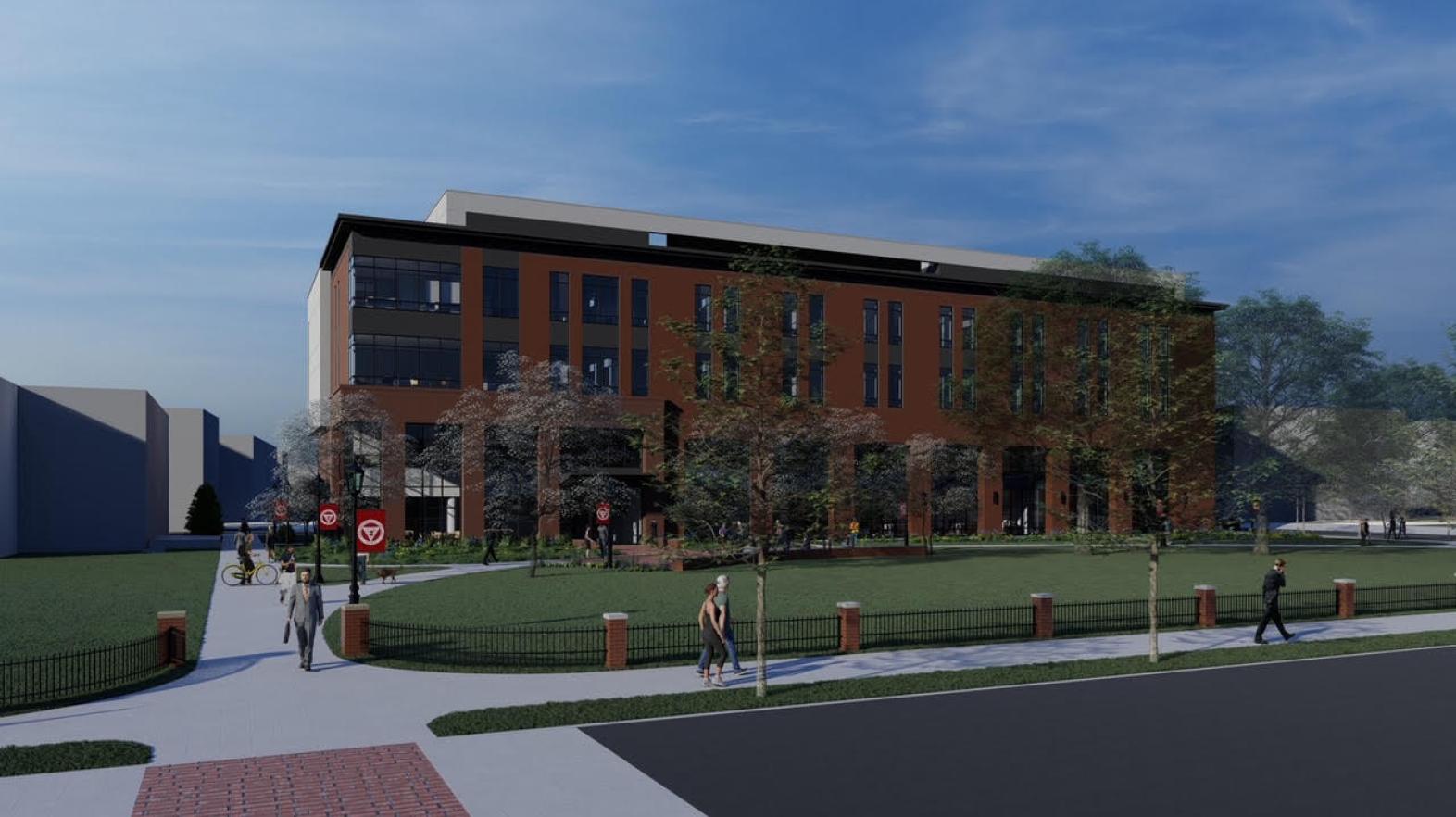 a rendering of the Health Sciences Center