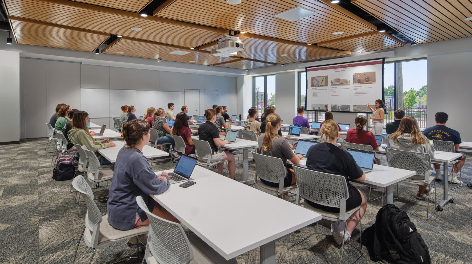 students in a classroom