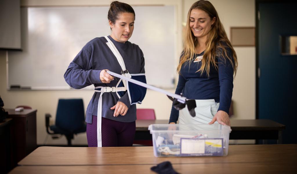 OT Activities of Daily Living (ADL) labs in the Health Science Center. 