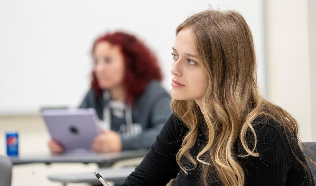 Students in class at Springfield College
