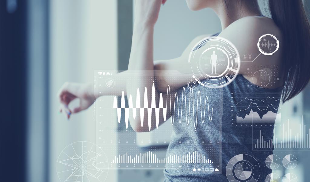 Health care technology concept. Vital sign sensing.