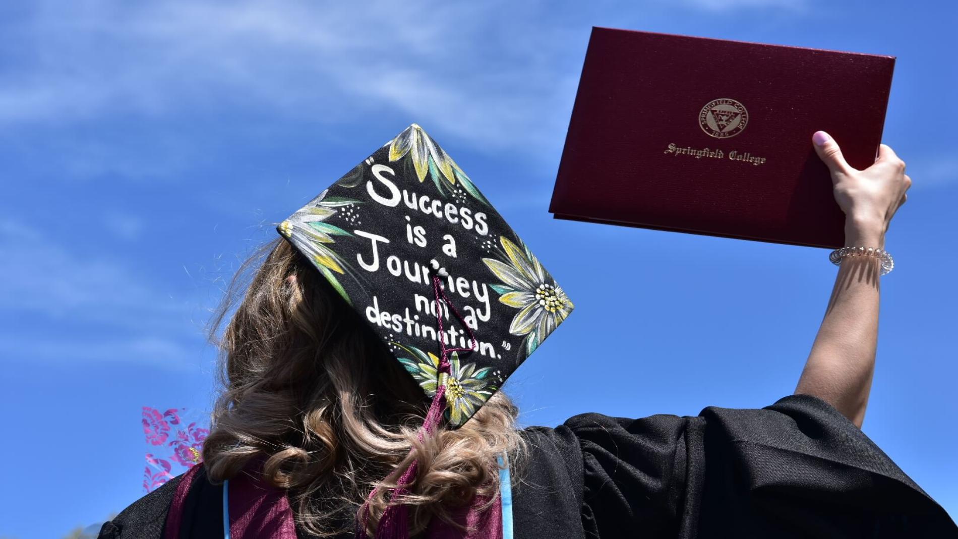Graduation cap and degree