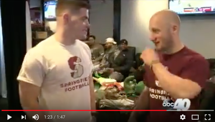 The Springfield College Football Team was highlighted on Western Mass News for its support of the St. Baldrick's Foundation and its special relationship with Team IMPACT member Luke Bradley!