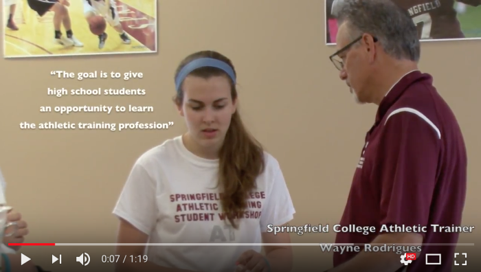 Springfield College will host its 25th annual Athletic Trainer Student Workshop intended for high school students interested in careers in athletic training and sports medicine from July 8 through July 11. Click here for registration information for the workshop.  