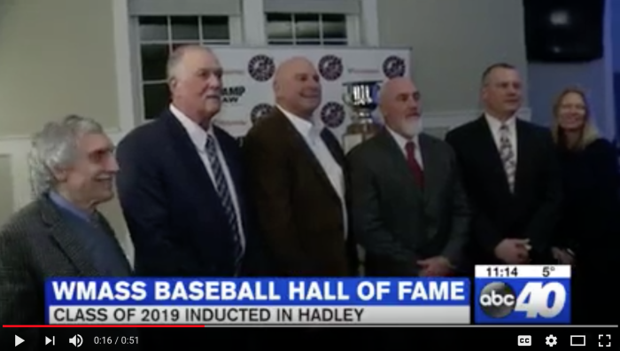 Springfield College graduate Justine Siegal PhD’13 was enshrined in the Western Massachusetts Baseball Hall of Fame on Jan. 31, 2019. 