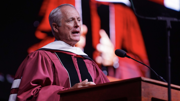 Springfield College hosted its 137th undergraduate commencement ceremony on Sunday, May 14, at the MassMutual Center in Springfield. Springfield College alumnus Peter G. Watson, recently retired as CEO and president of Greif, Inc., a $6.3 billion global packaging company, delivered the Commencement address.