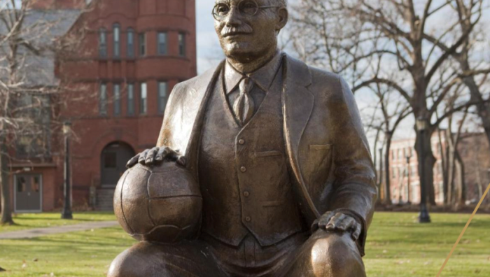 James Naismith, Class of 1891 and 1935 Tarbell Medallion Recipient. 